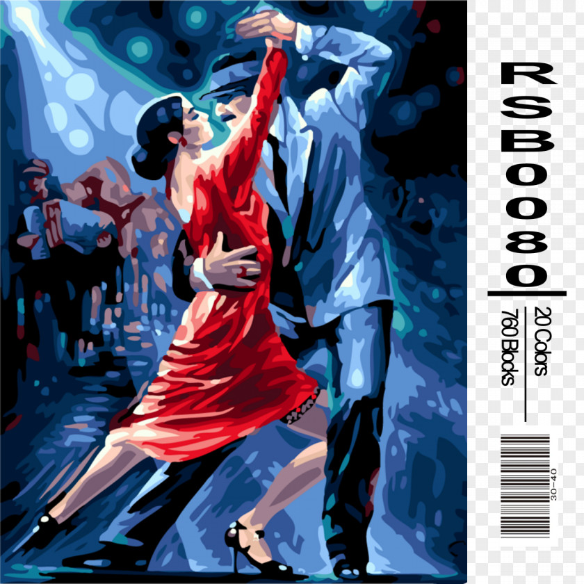Dance Tango Paint By Number Painting Oil PNG