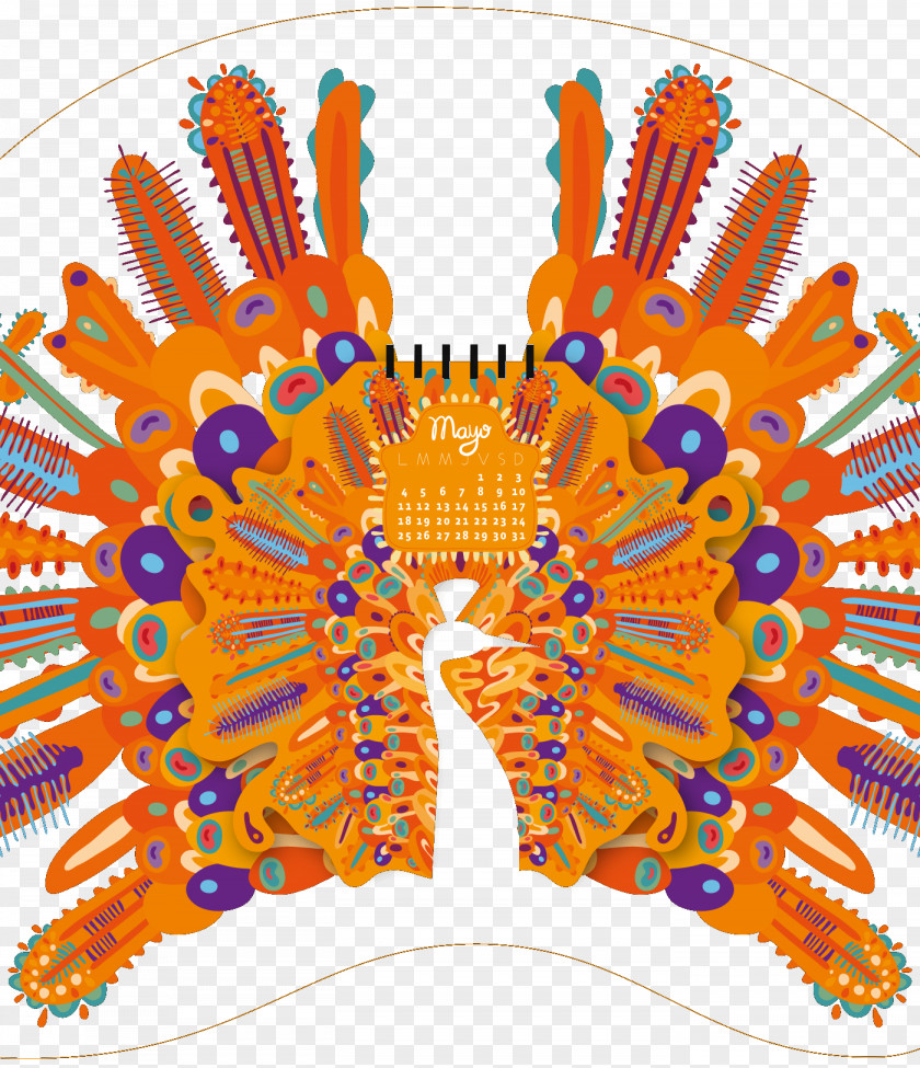 Peacock Pattern Peafowl Illustration PNG