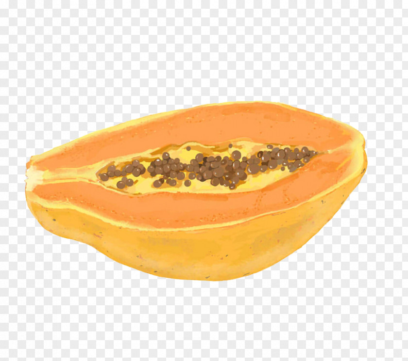 Papaya Painted Fruit PNG
