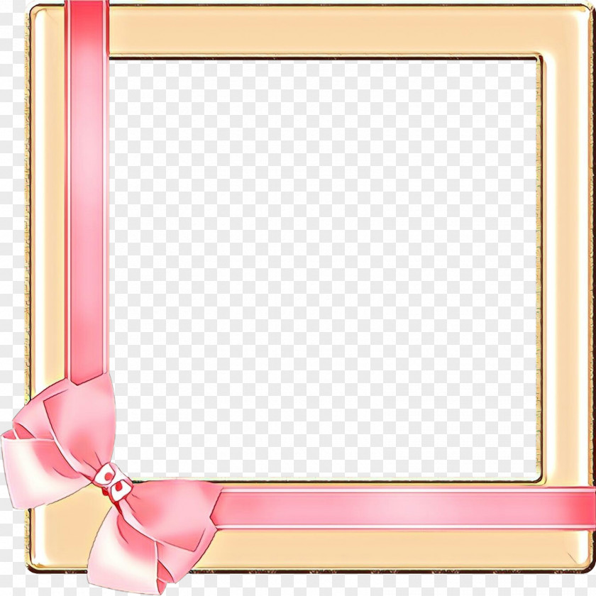Rectangle Picture Frame Background Pink PNG