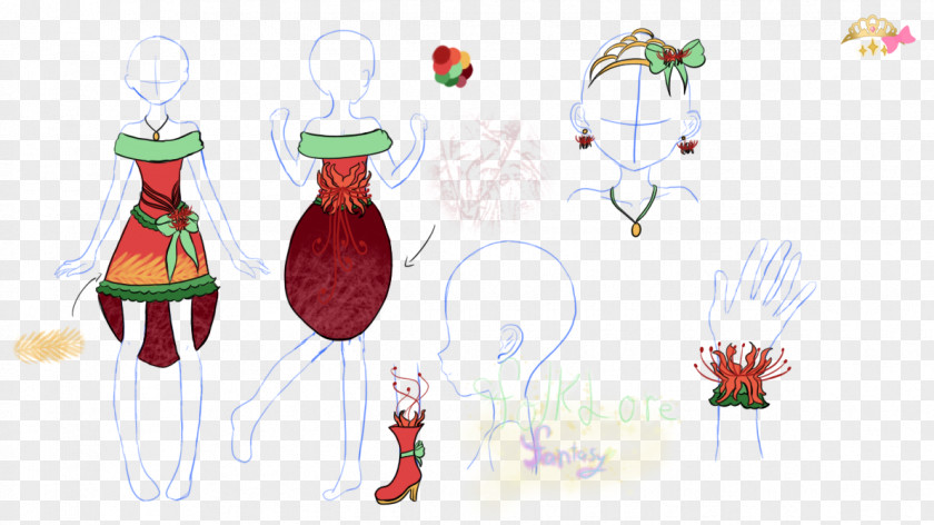 Spider Lily Christmas Ornament Cartoon PNG