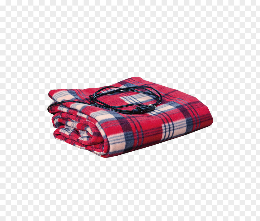 Electric Blanket Tartan Product Textile Rectangle RED.M PNG