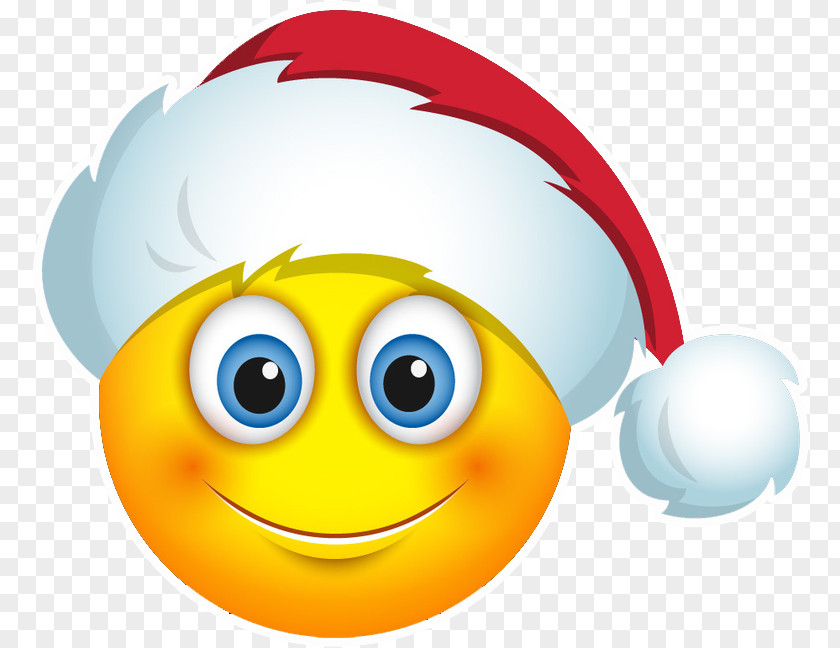 Emoji Smiley Christmas Santa Claus Emoticon PNG