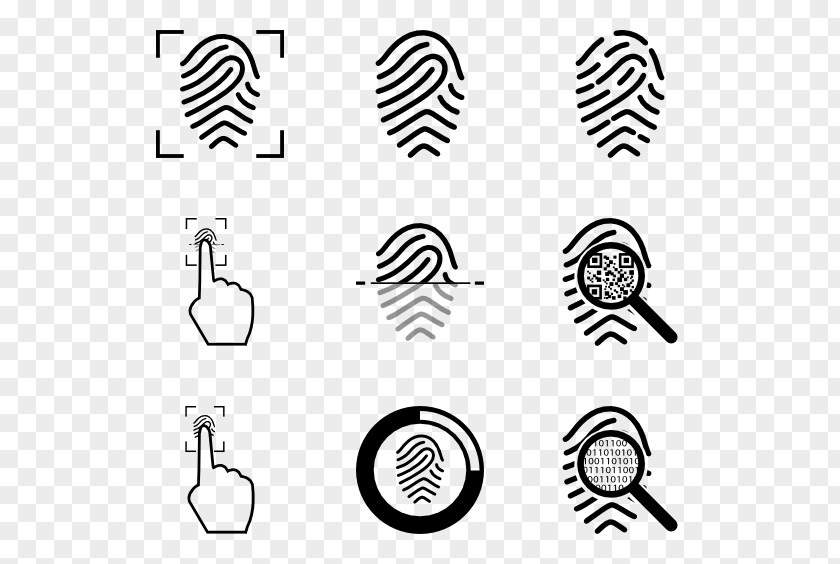 Fingerprints Vector PNG