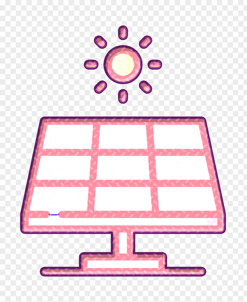 Ecology Icon Power Solar Panel PNG