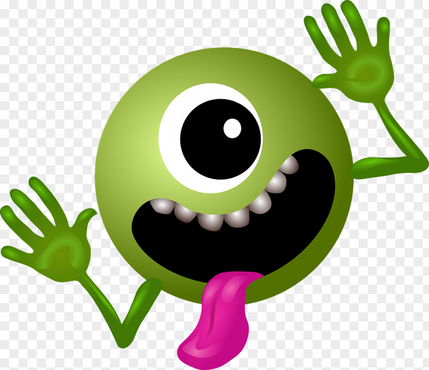 Monster Alien Smiley PNG
