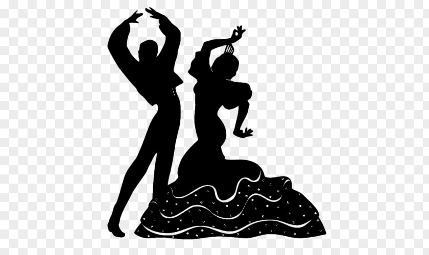 Silhouette Spain Dance Flamenco Clip Art PNG