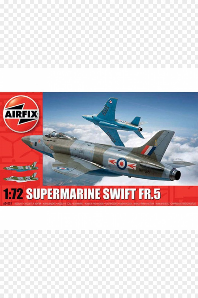 Aircraft Supermarine Swift Spitfire Airplane Plastic Model PNG