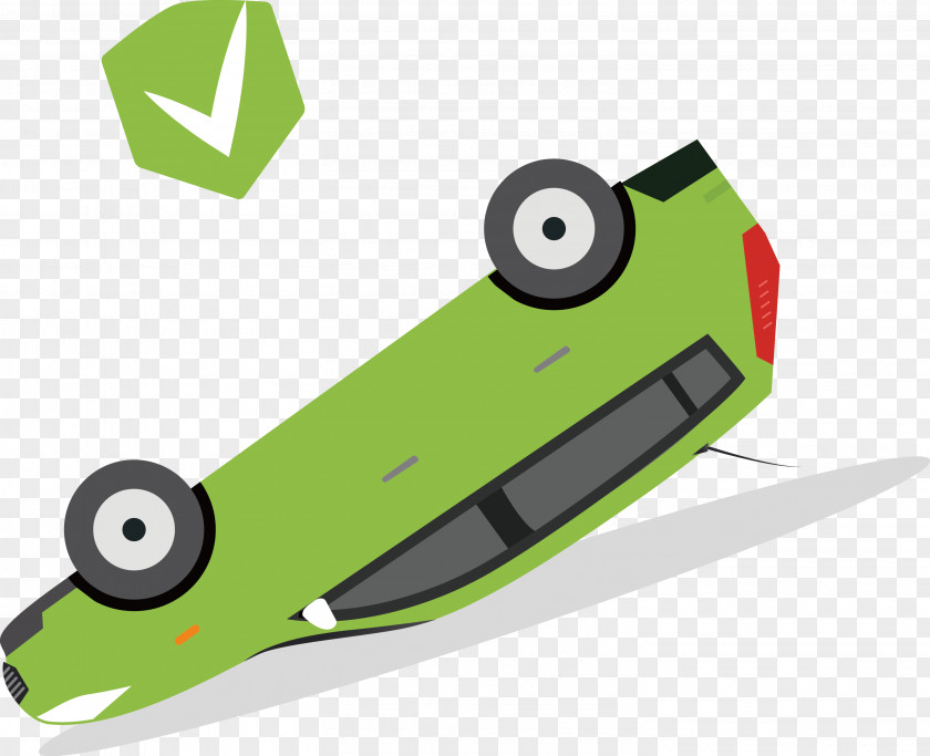 EcoCar Design Vector Car Green PNG