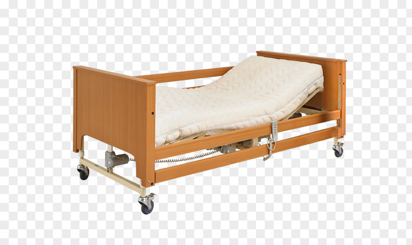 Hospital Bed Frame Mattress Comfort PNG