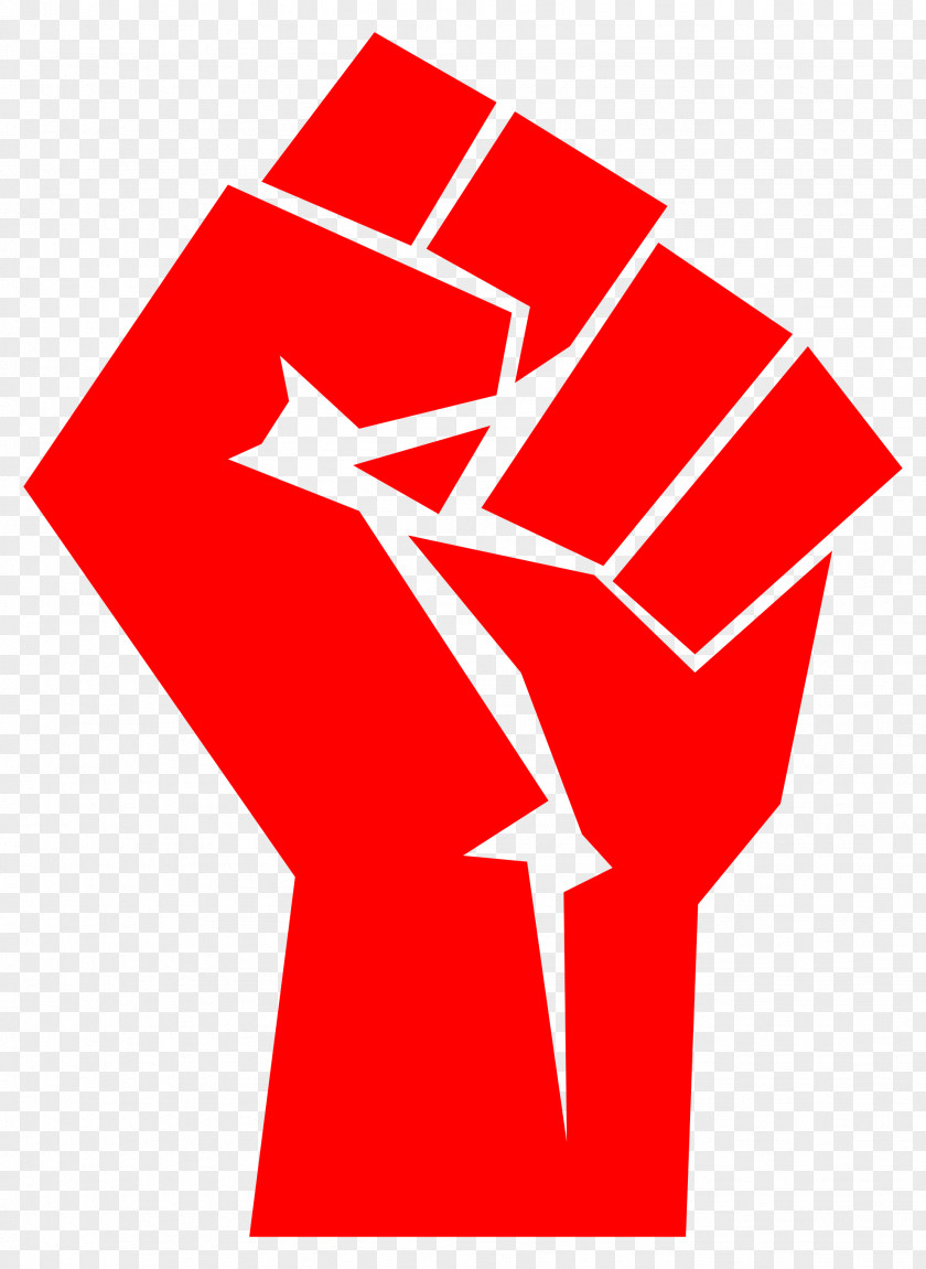 Nelson Mandela Raised Fist Thumb Signal Clip Art PNG