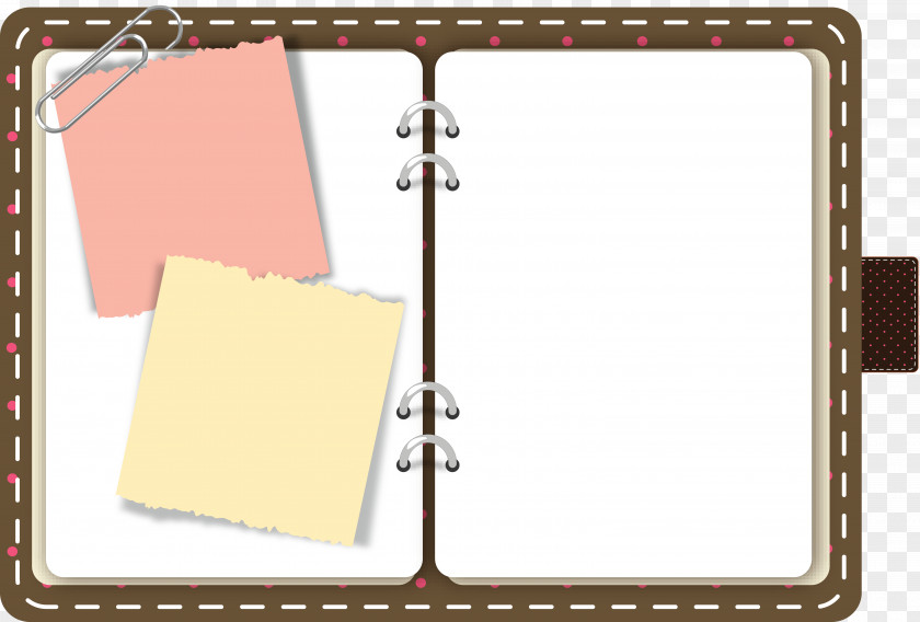 Sticky Note Diary Clip Art PNG