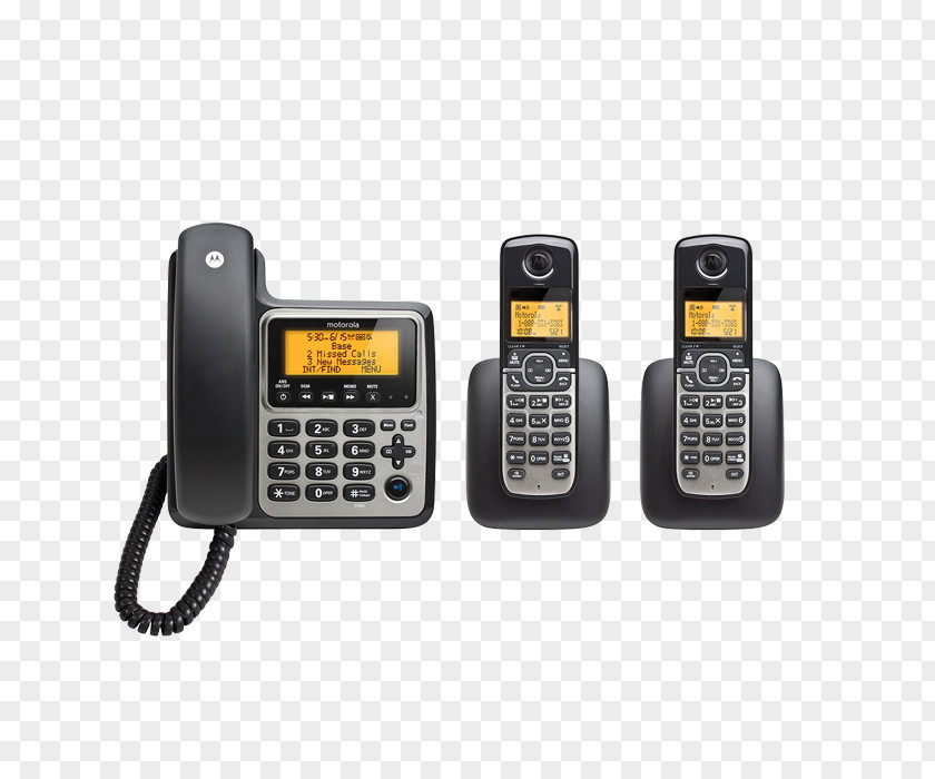 Answering Machine Cordless Telephone Handset Digital Enhanced Telecommunications Home & Business Phones PNG