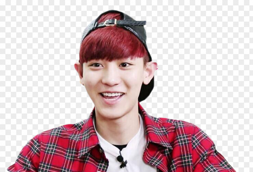 Chanyeol EXO Roommate Red Hair PNG