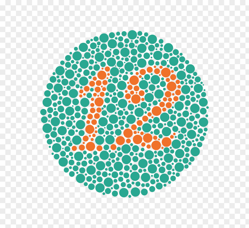 Eye Ishihara Test Color Blindness Visual Perception Vision Loss PNG
