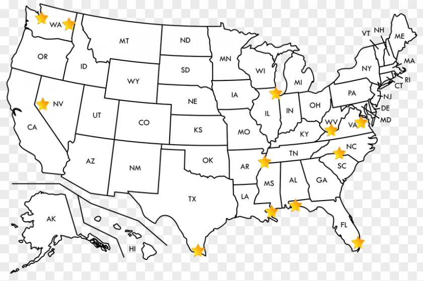 Map United States Of America U.S. State Blank World PNG