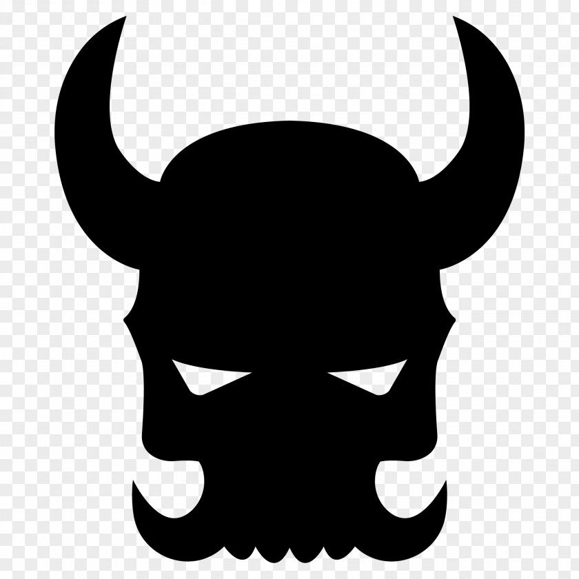 Stencil Logo Moustache PNG