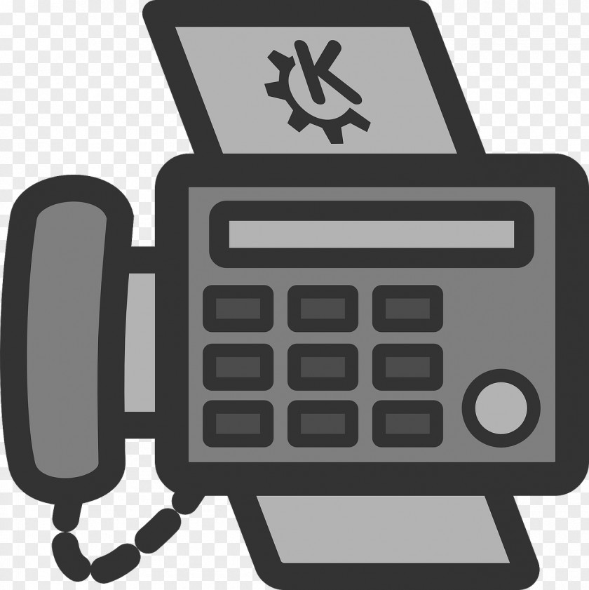 Voice Over IP Fax Clip Art PNG