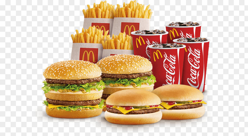 Breakfast McDonald's Big Mac Quarter Pounder Fast Food Hamburger PNG