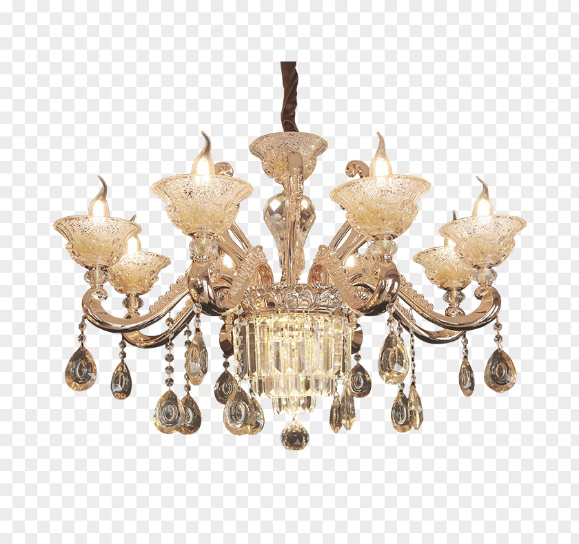 Europe And The United States High Bedroom Living Room Chandeliers Chandelier Lamp PNG