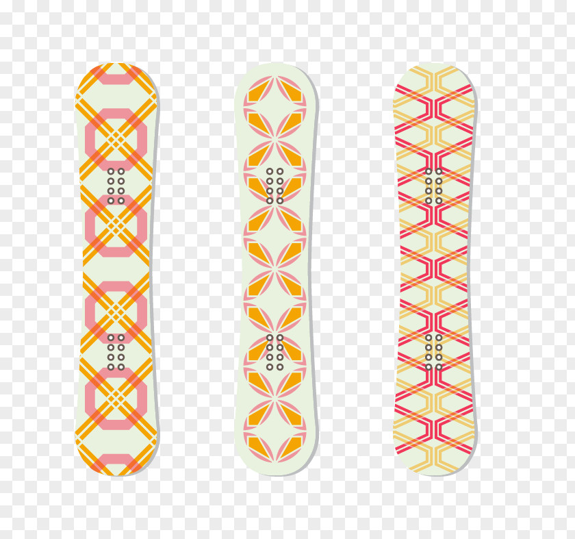 Geometric Patterns Snowboard Skiing Skiboarding Winter Sport Olympic Games PNG