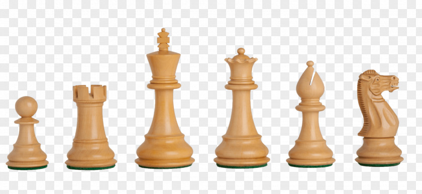 Chess Tournament Piece Staunton Set King PNG