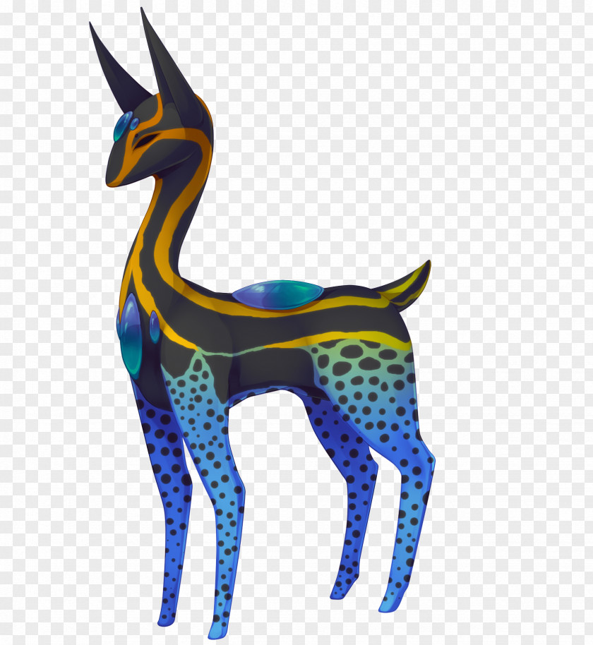 Giraffe Deer Horse Art PNG
