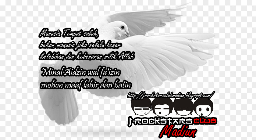 Minal Aidzin Feather Logo White Beak Font PNG