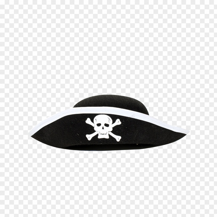 Pirate Hat Headgear Cap Piracy Black M PNG