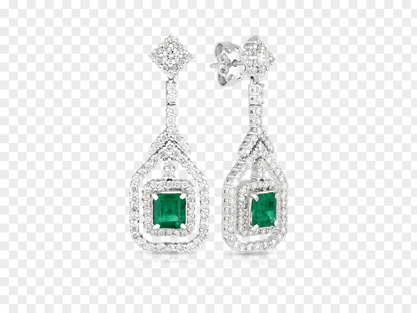 White Gold Emerald Earrings Earring Body Jewellery Silver PNG