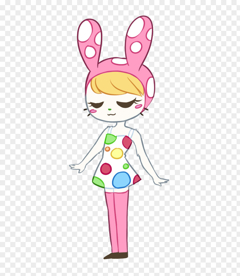 Animal Crossing Text Box Crossing: New Leaf Art Easter Bunny PNG