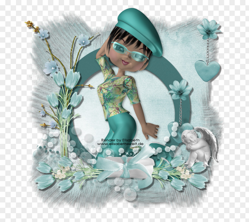 Danke Character Fiction Turquoise PNG