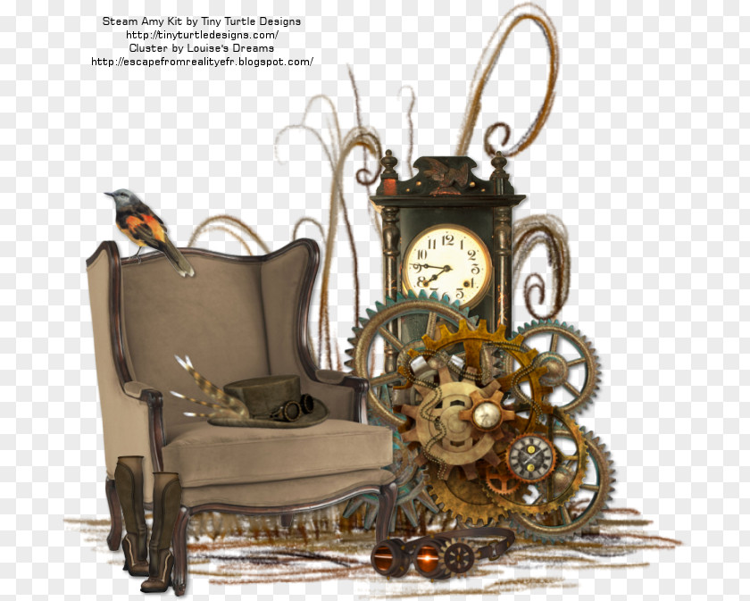 Design Steampunk Turtle Blog PNG