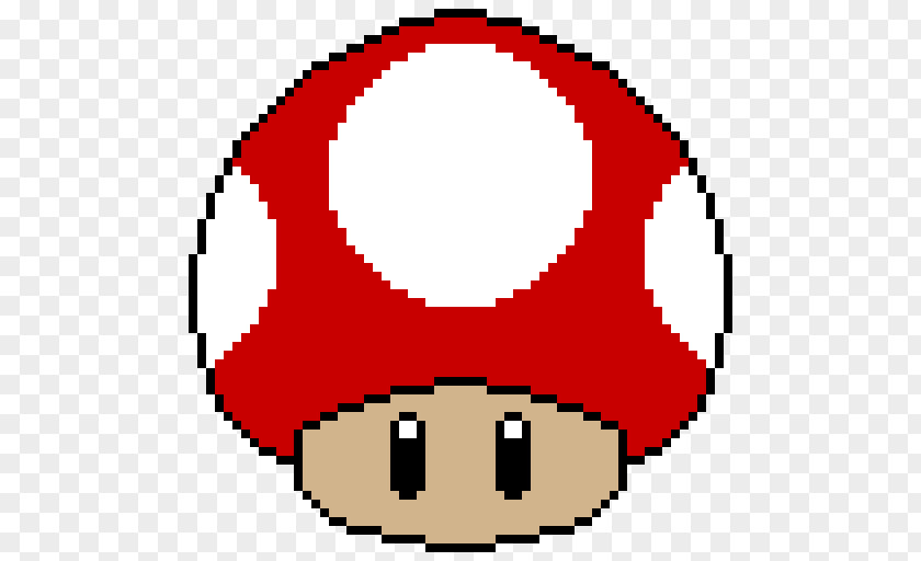 Mario Power-up Pixel Art PNG