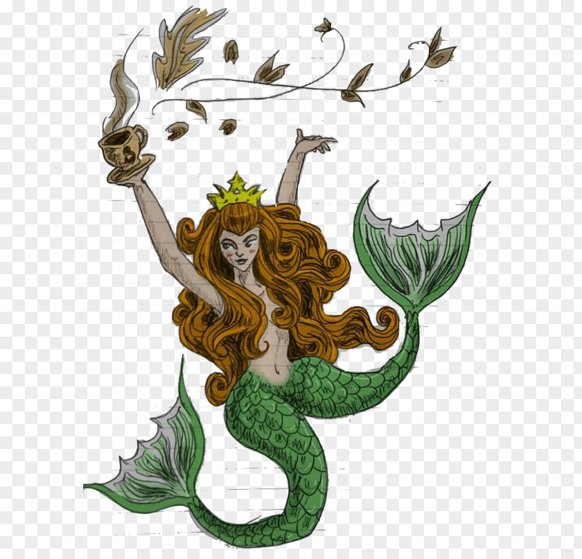 Mermaid Tree Fairy Animal PNG