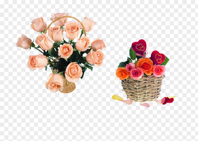 Romantic Rose Bouquet Flower Blue Gift PNG