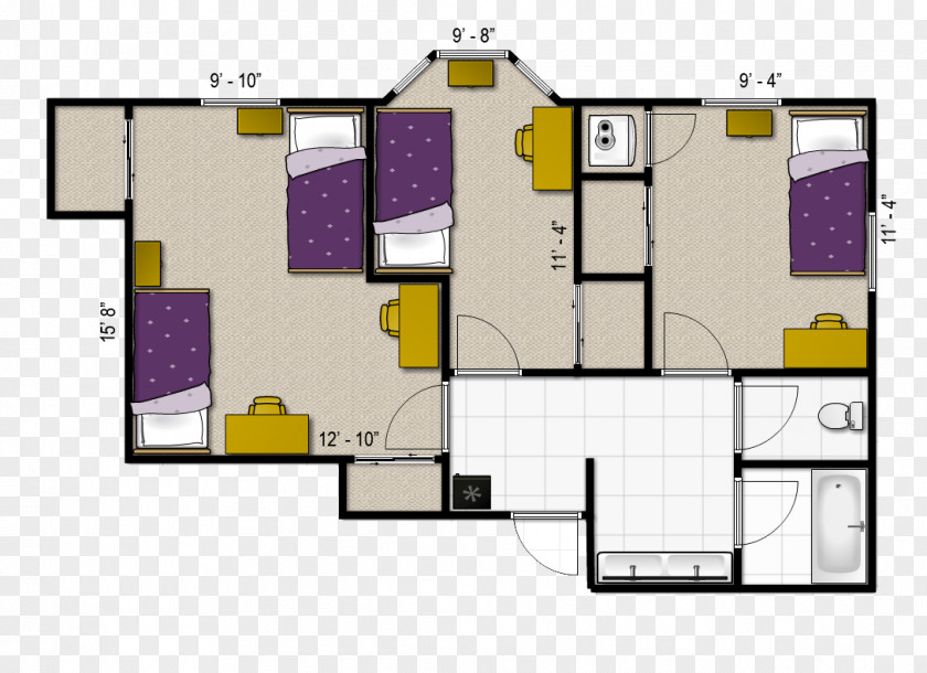 Angle Floor Plan Architecture Property Square PNG