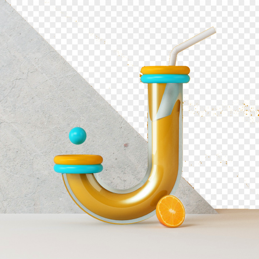 Creative Letter J Alphabet PNG