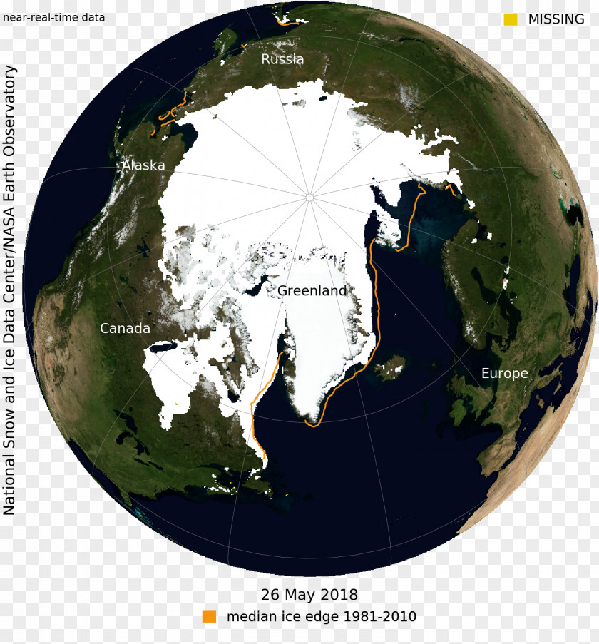 Global Warming Arctic Ocean Ice Pack National Snow And Data Center Measurement Of Sea PNG