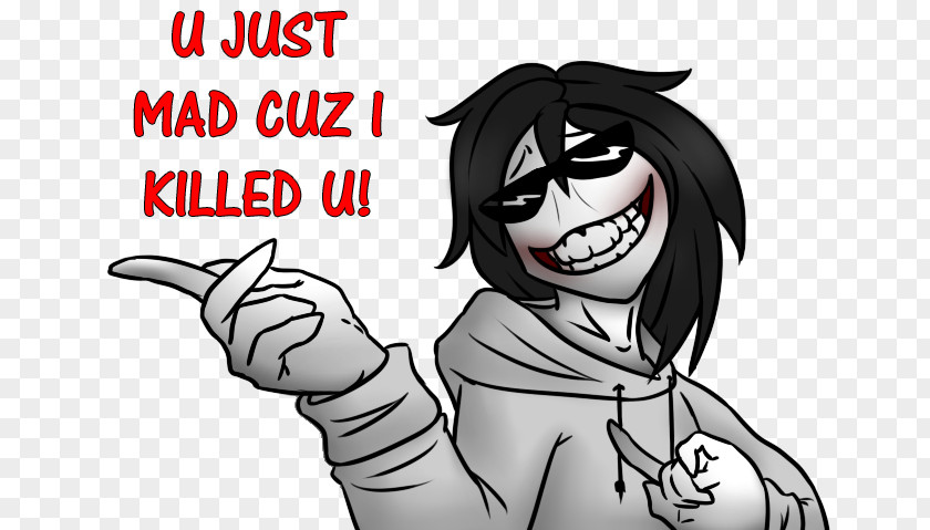 Jeff The Killer Creepypasta Ear Horse PNG