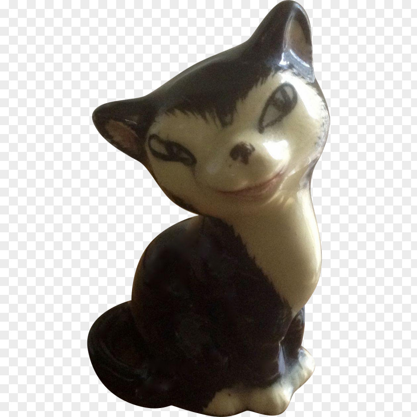 Pinocchio Figaro Cat Figurine 19th Century Porcelain PNG