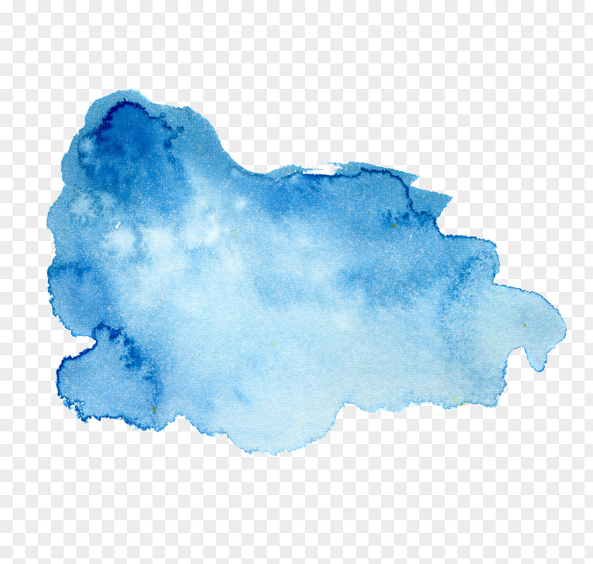 Blue Watercolor Splatter Image Illustration Photography Vector Graphics Video PNG