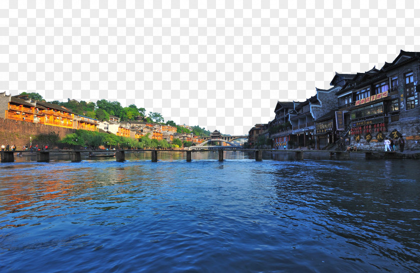 Fenghuang Clear Lake Phoenix Ancient City Download PNG