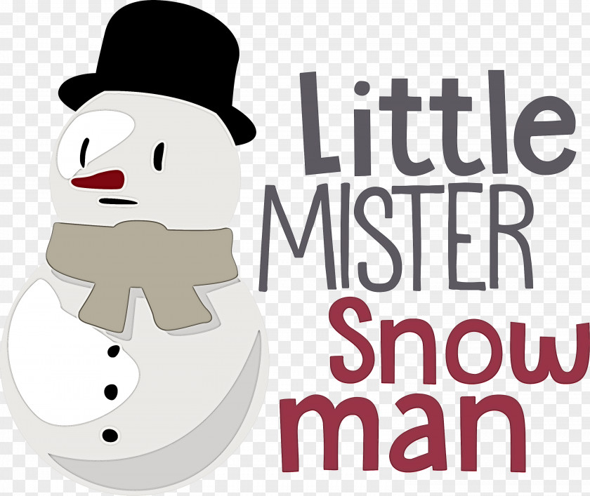 Little Mister Snow Man PNG