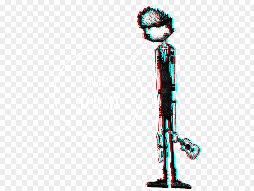 Microphone Character Cartoon Font PNG