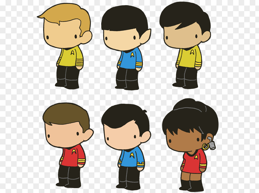 Tweenies Doodles' Bones Uhura Hikaru Sulu Scotty James T. Kirk Spock PNG