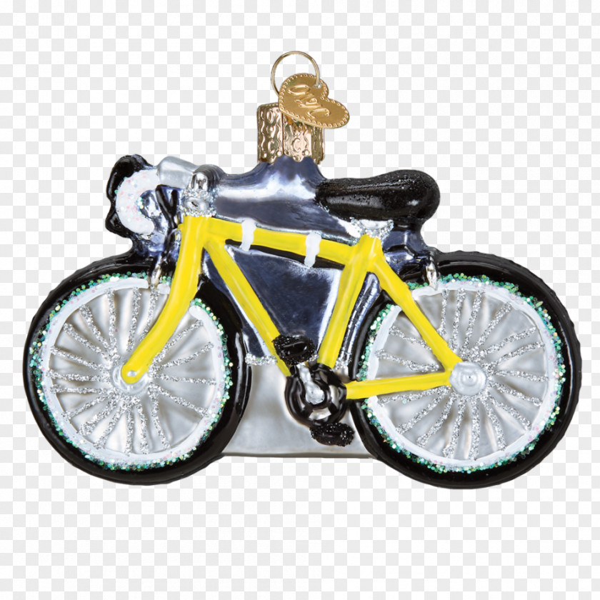 Bike Hand Painted Road Bicycle Christmas Ornament Cycling BMX PNG