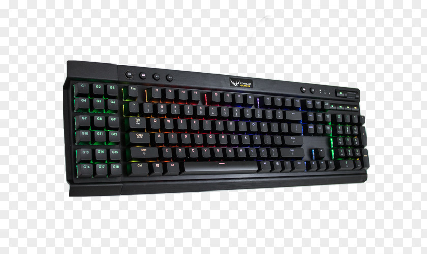Cherry Computer Keyboard Gaming Keypad Electrical Switches Corsair STRAFE PNG