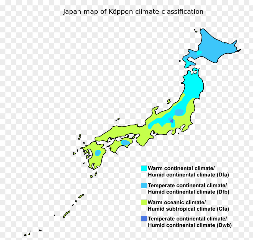 Japan Köppen Climate Classification Geography Humid Subtropical PNG
