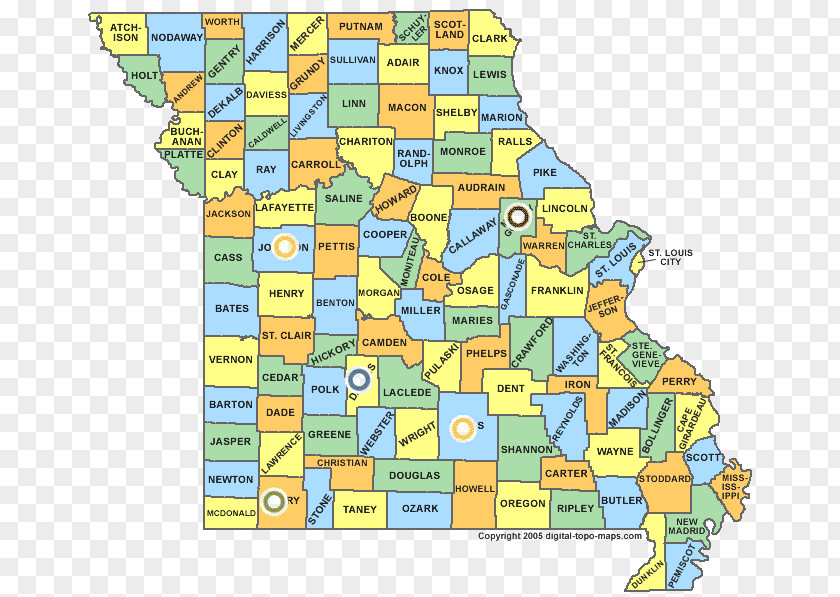 Map Cole County, Missouri Platte City Adair County Collection PNG